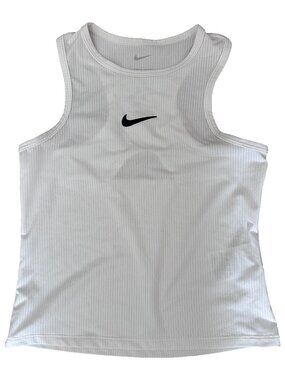 Nike Dri-FIT Girls Slim Fit Tank Top White XS